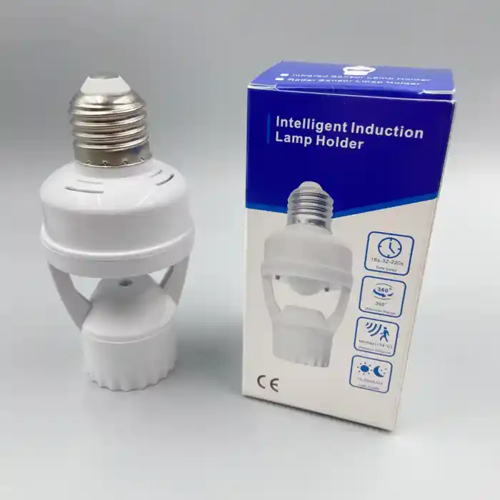 E27 human Infrared Motion Sensor Lamp Holder